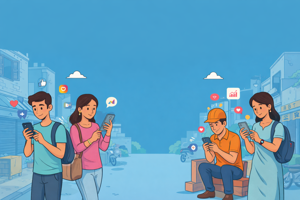 digital interaction in urban india